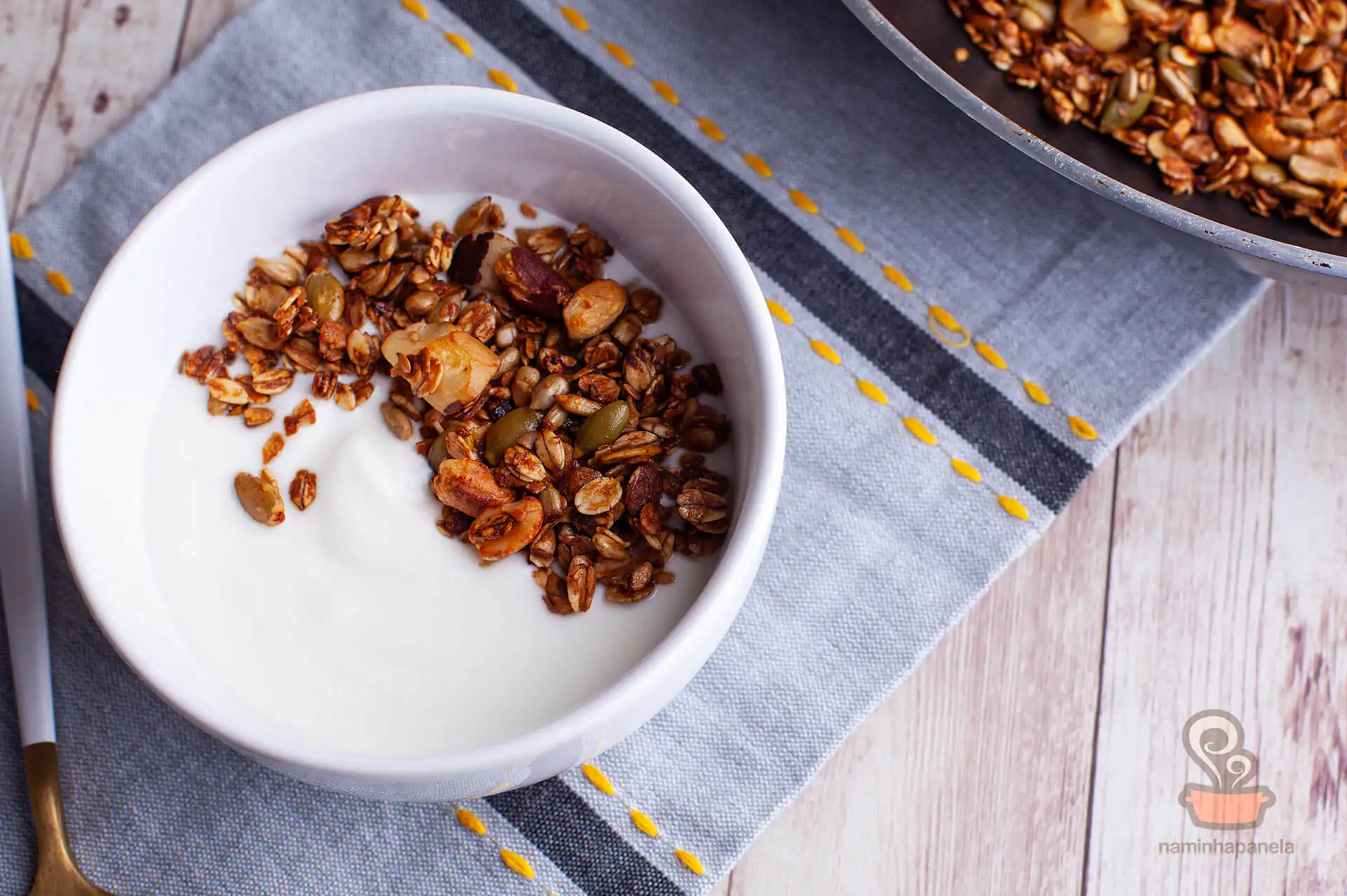 Granola de frigideira