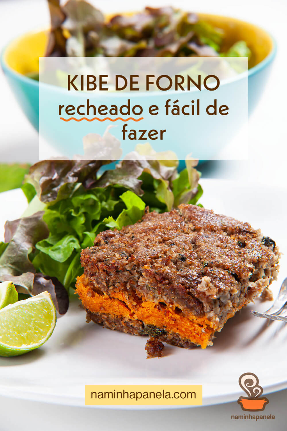 Kibe de forno recheado Kibe de forno recheado
