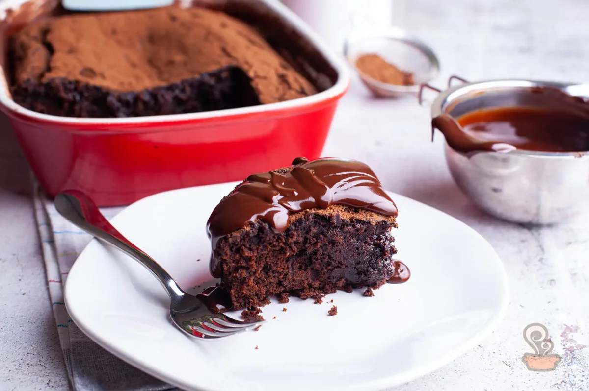 Bolo de chocolate com café