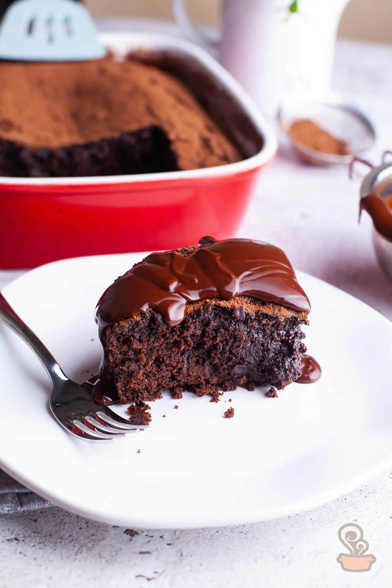 Bolo de chocolate com café