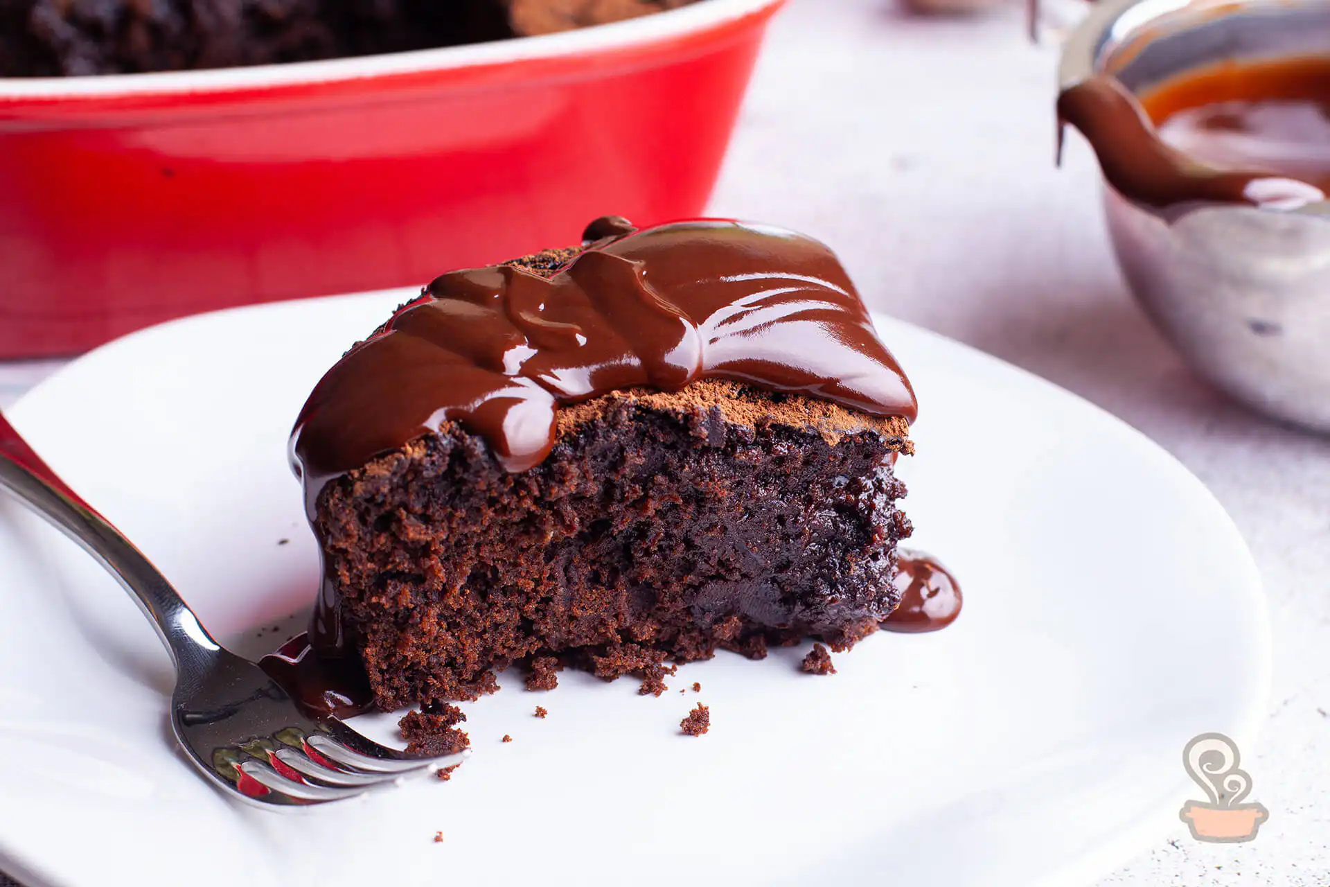 Bolo de chocolate com café