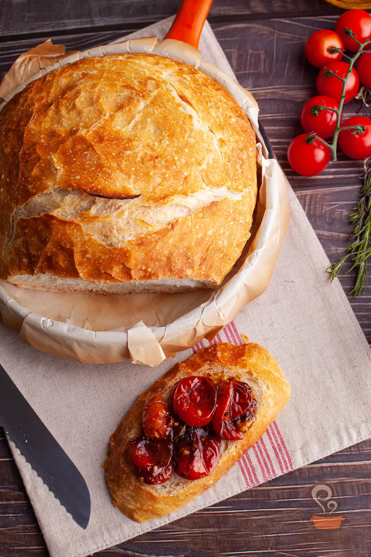 Pão caseiro sem sovar Pão caseiro sem sovar