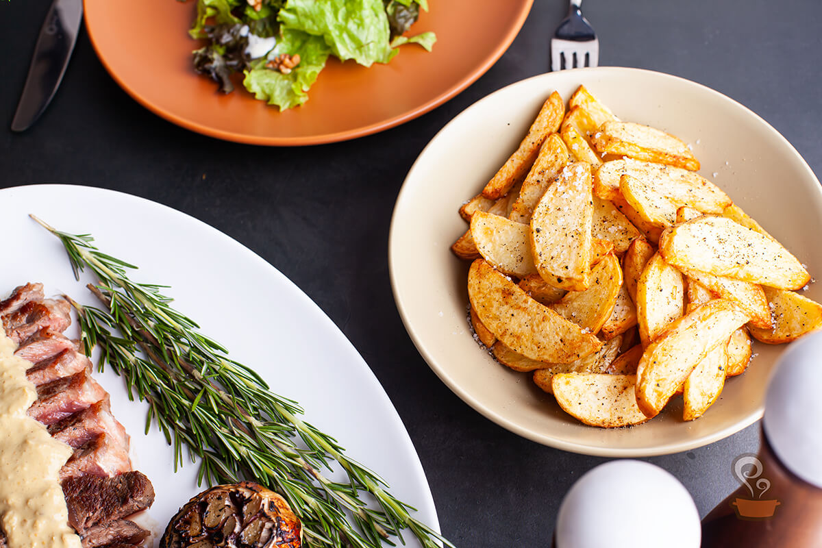 Batata na airfryer