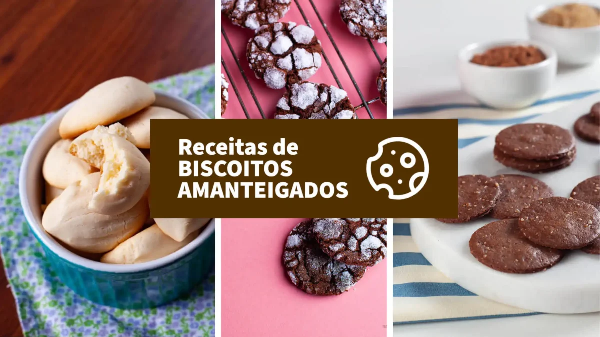 Receitas biscoitos amanteigados