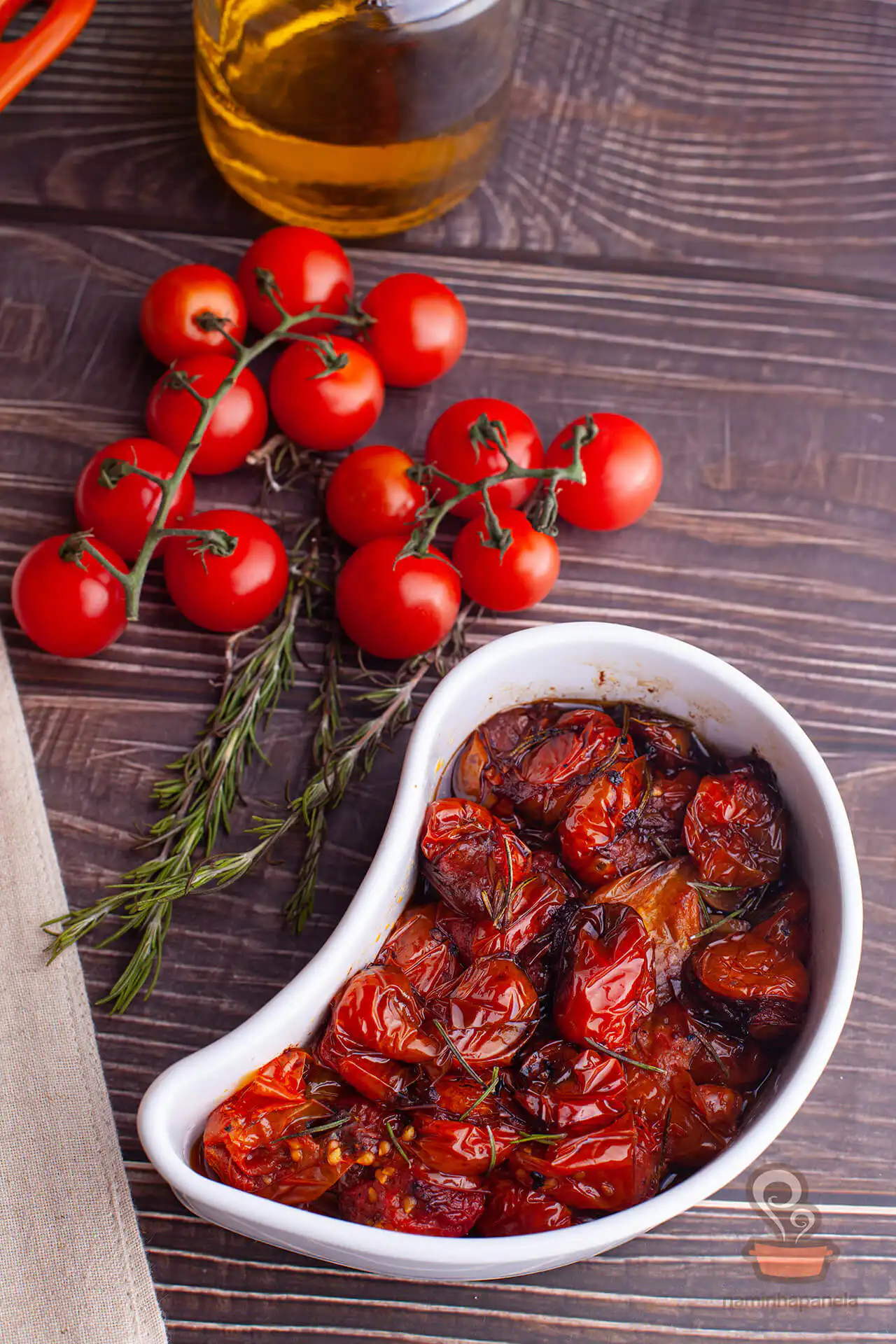 Tomates assados com alecrim