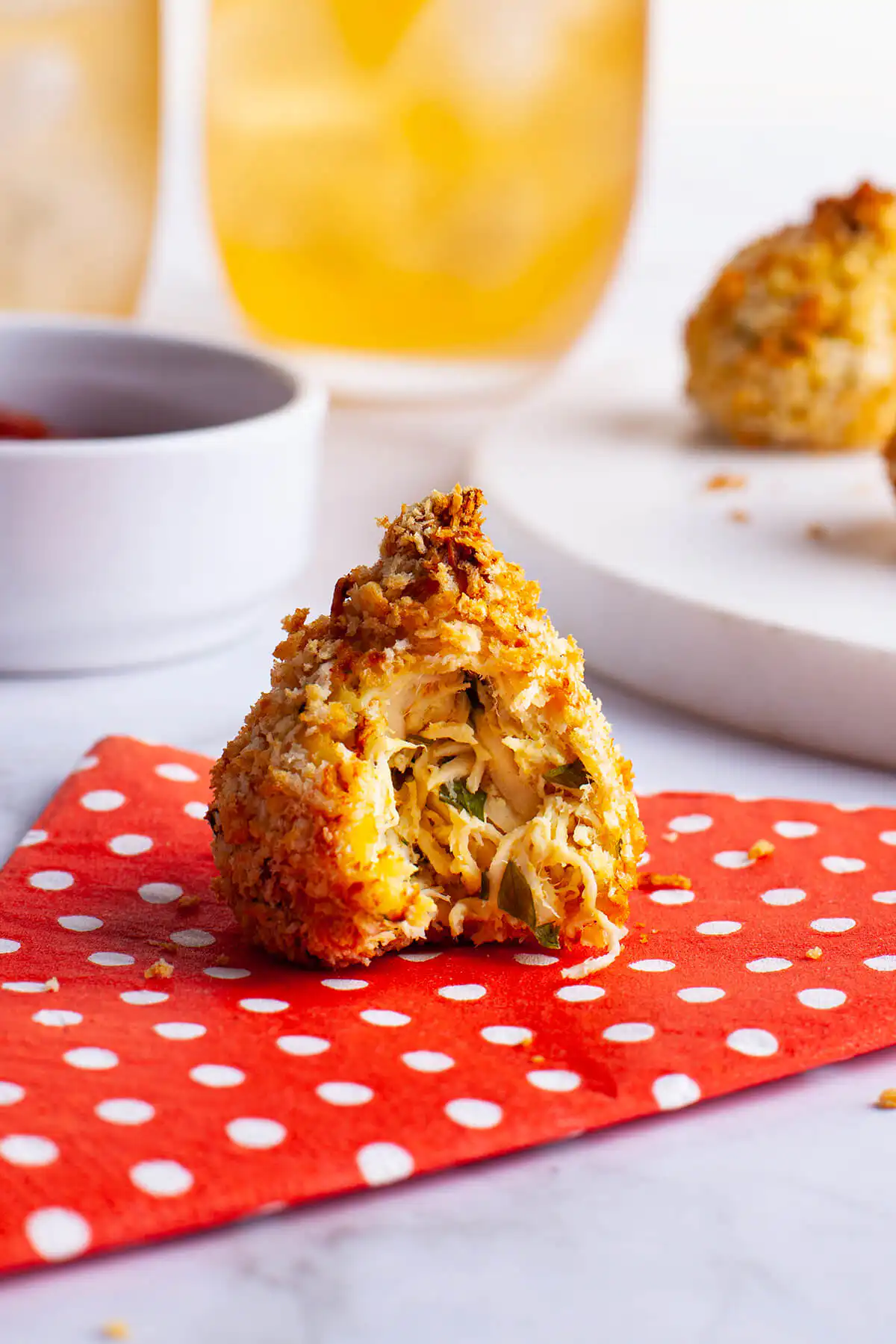 Coxinha sem massa Coxinha sem massa