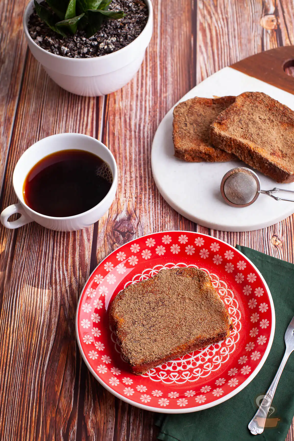 Rabanada de pão de forma Rabanada de pão de forma