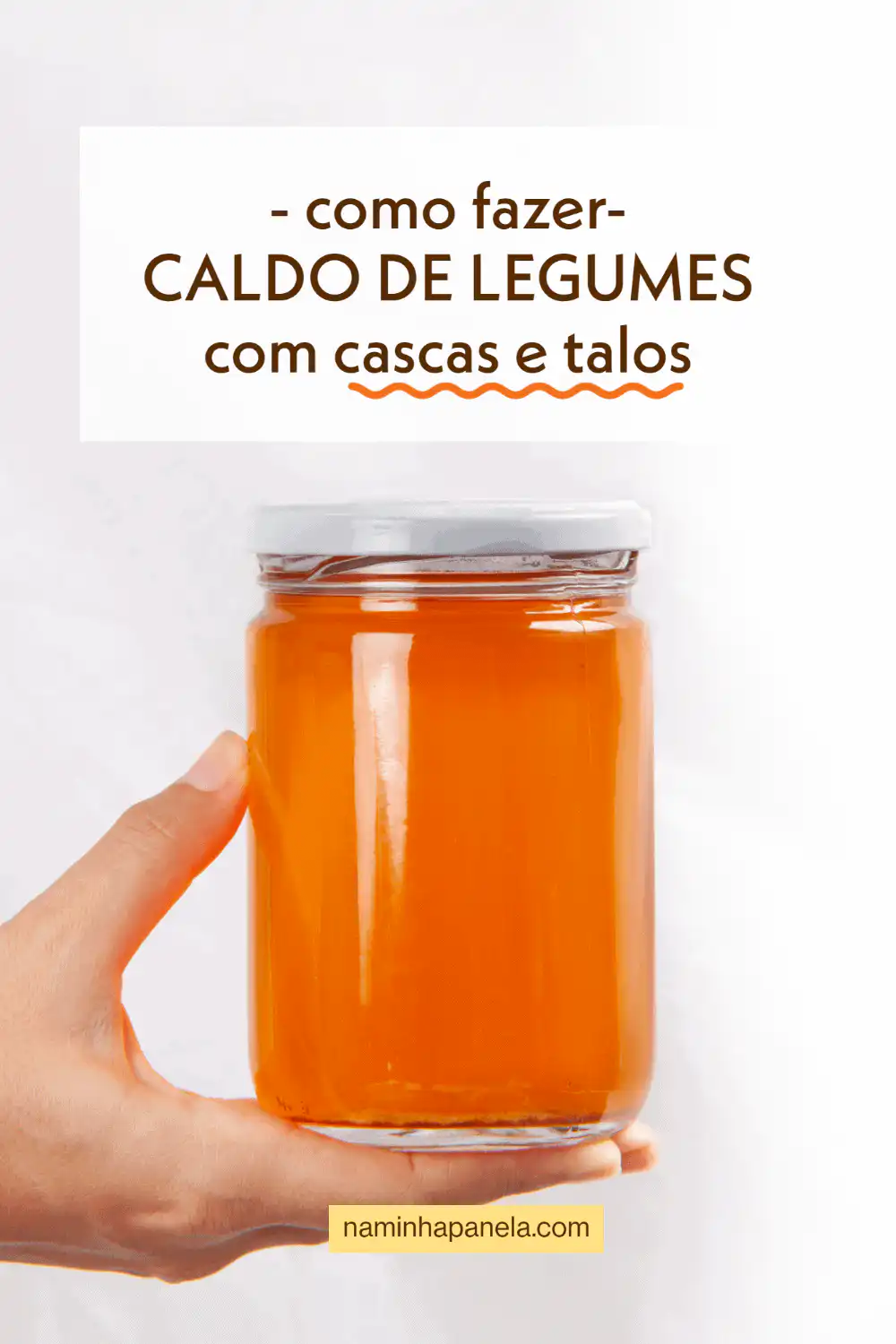 Como fazer caldo de legumes com cascas e talos