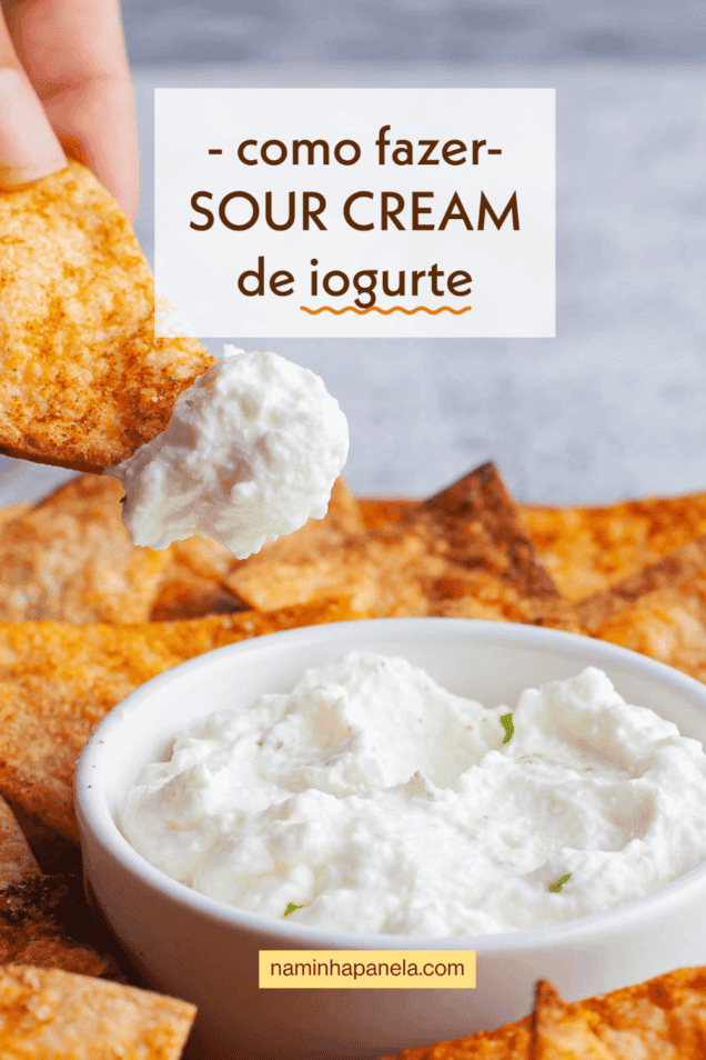 Como fazer sour cream receita muito fácil e saudável