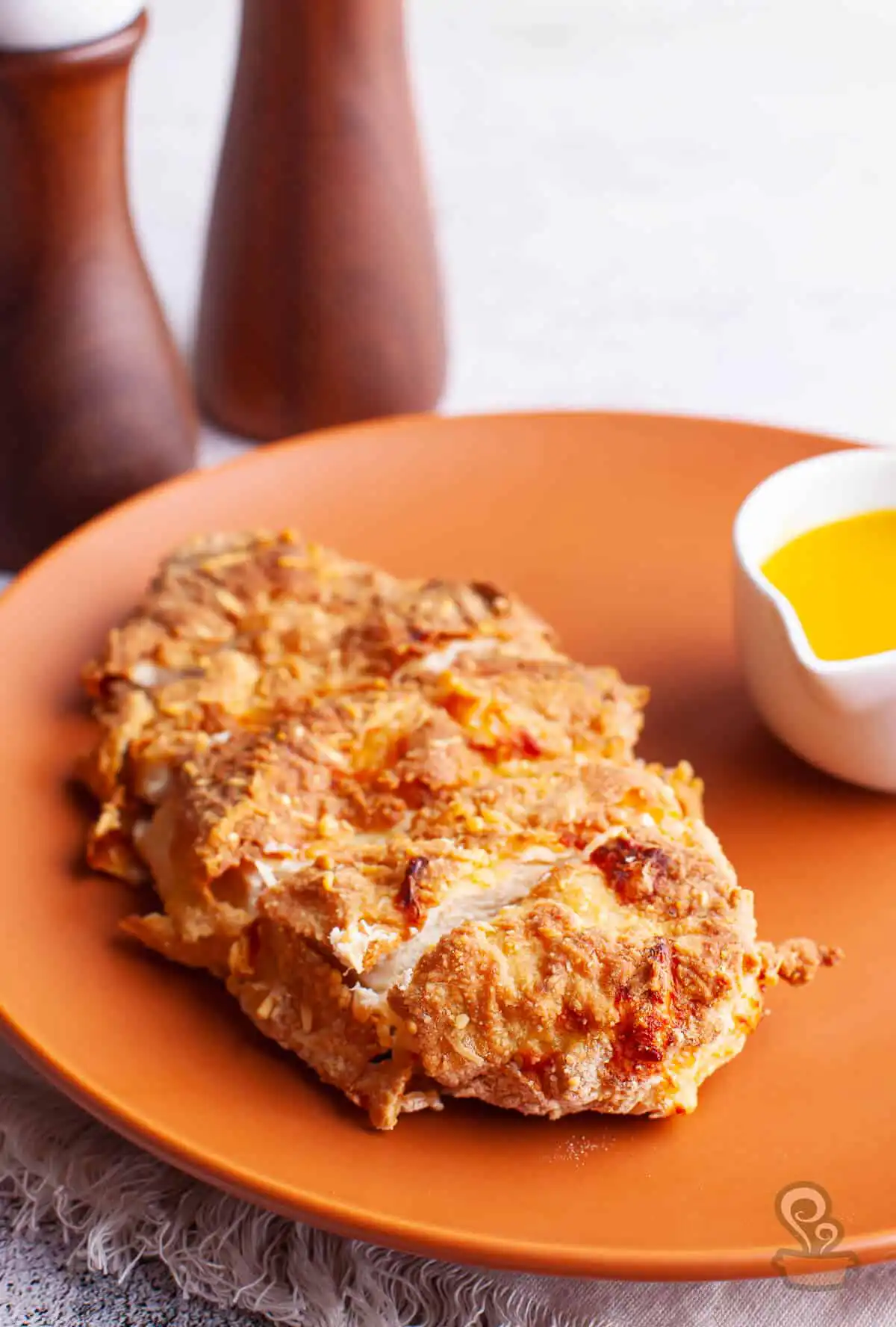 Frango com parmesão Frango com parmesão