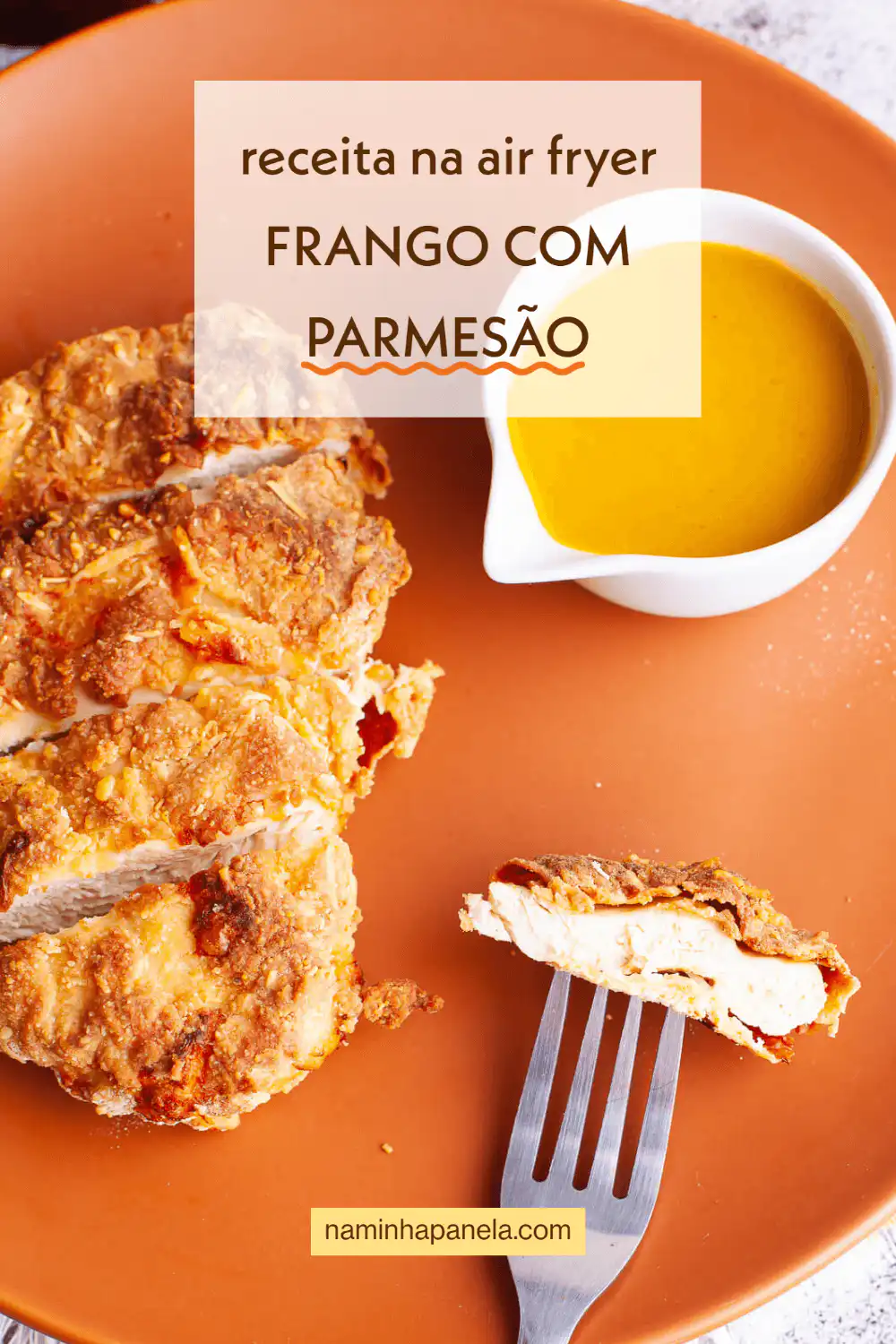 Frango com parmesão Frango com parmesão