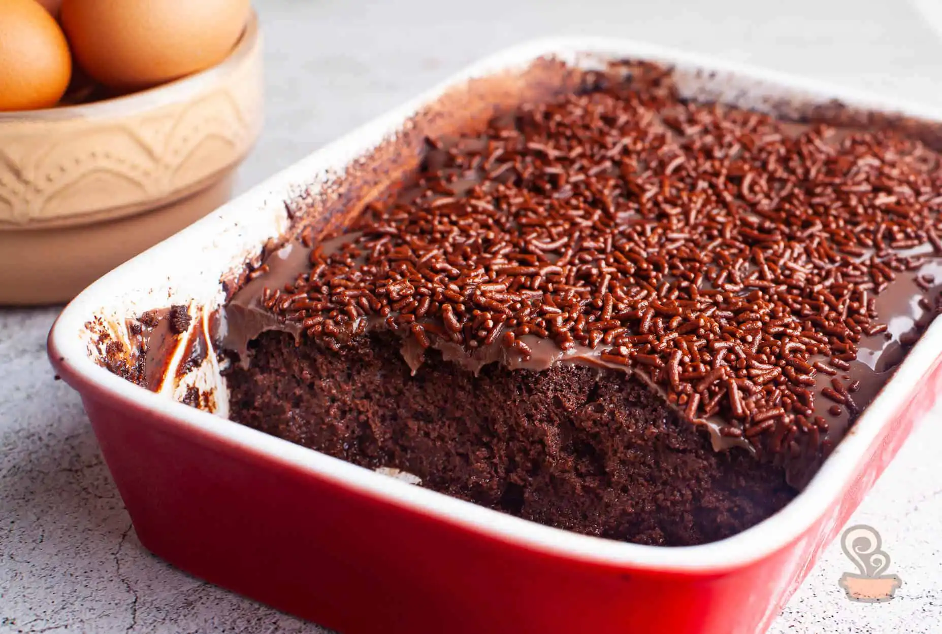 Bolo de chocolate gelado