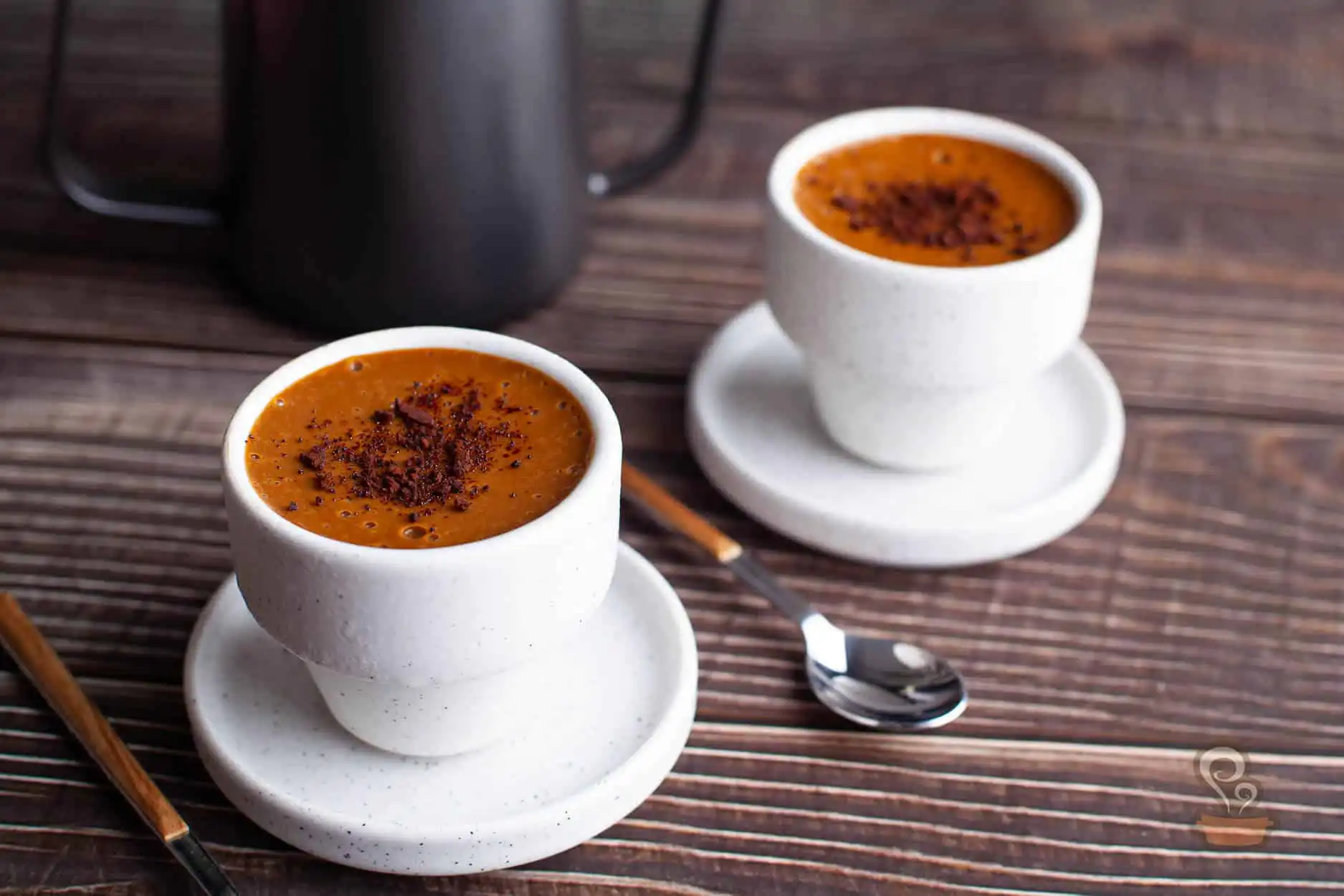 Creme de doce de leite e café