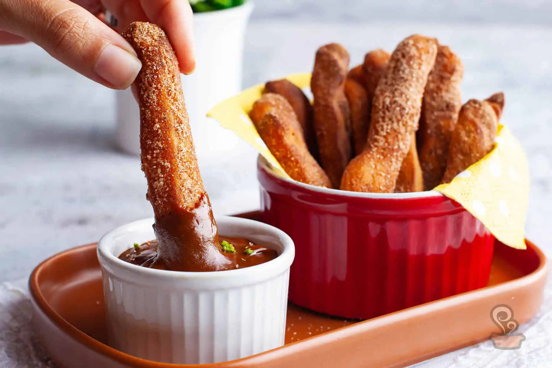 Receita de churros assado