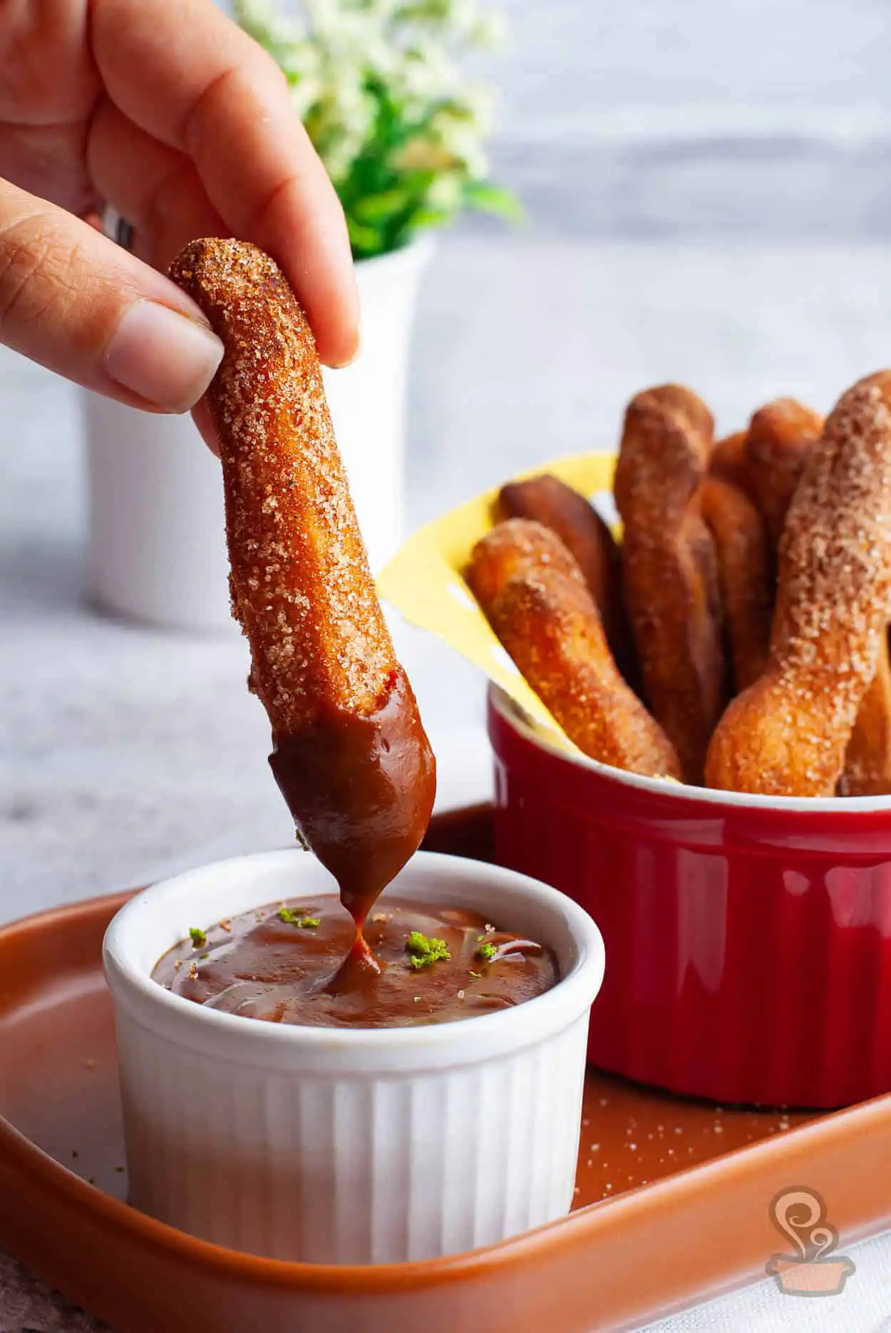 Receita de churros assado