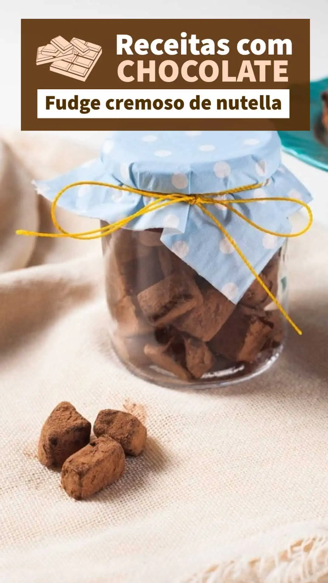 Fudge cremoso de nutella