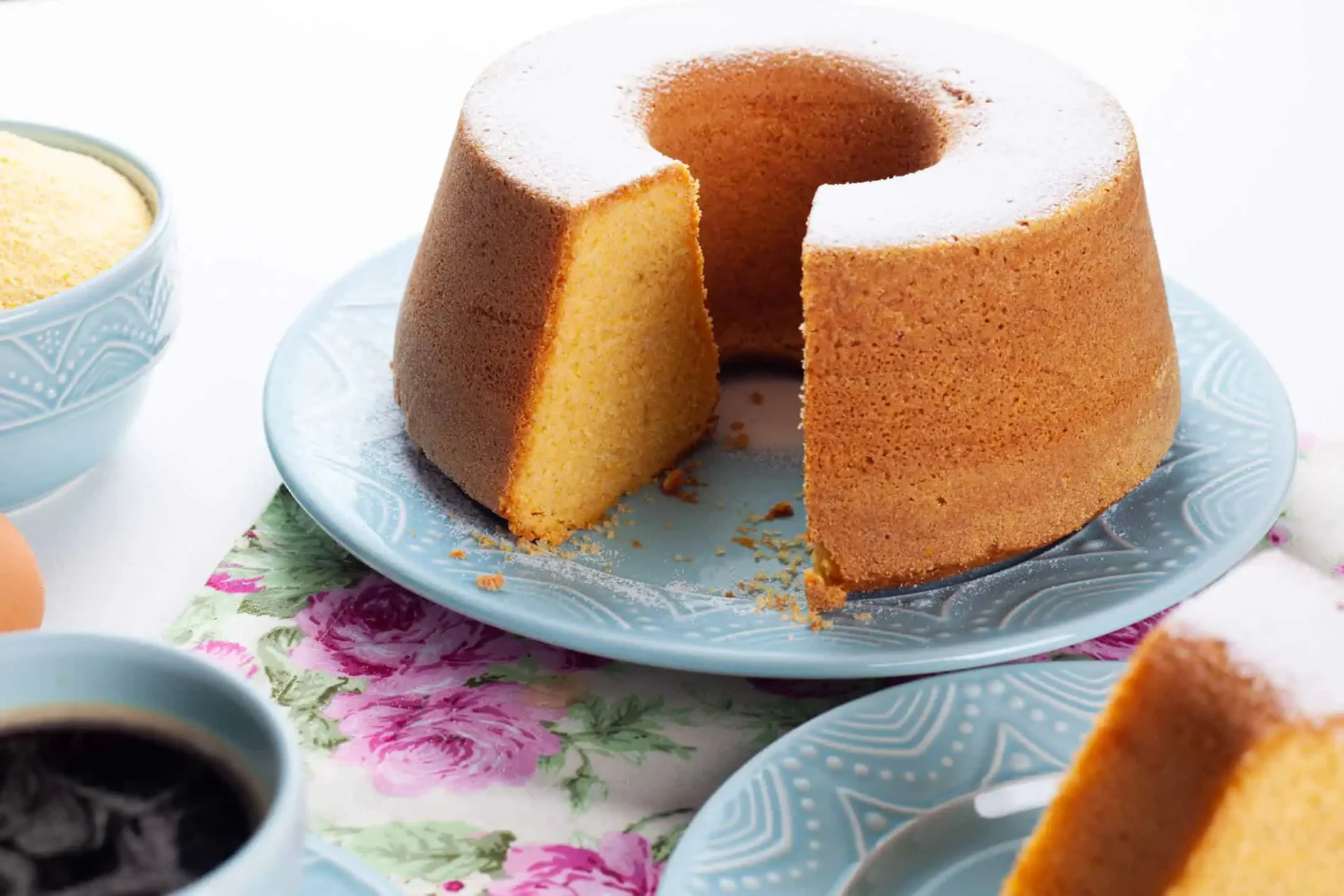 bolo de fubá simples