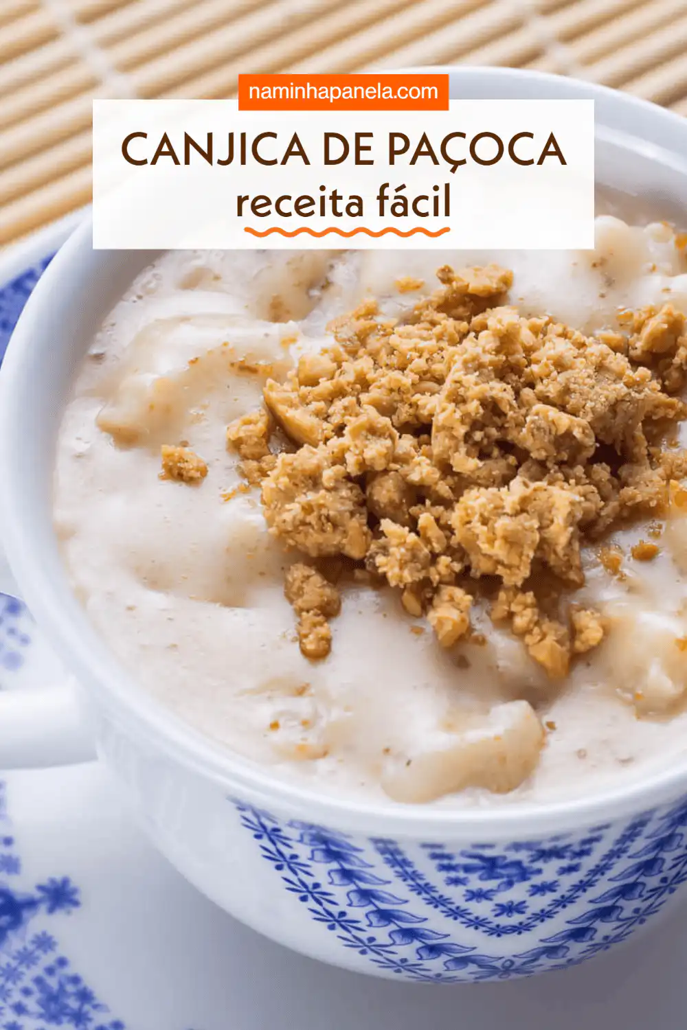 Canjica com paçoca Canjica com paçoca
