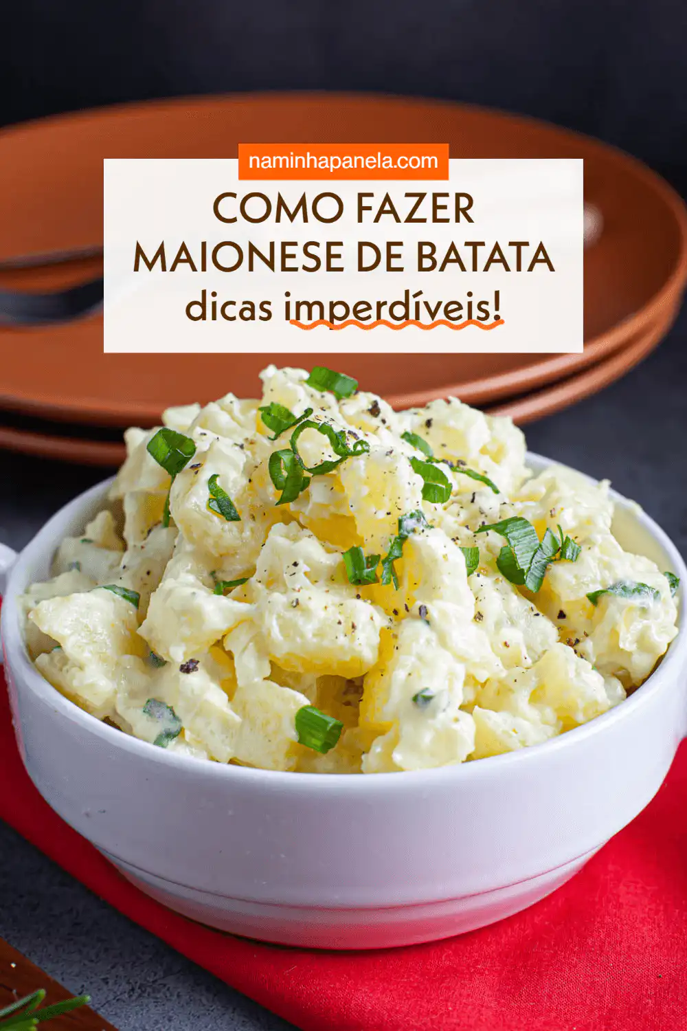 Como fazer maionese de batata Como fazer maionese de batata