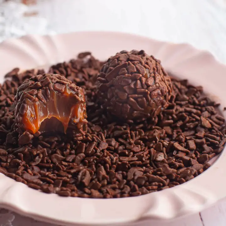 Brigadeiro de caramelo salgado