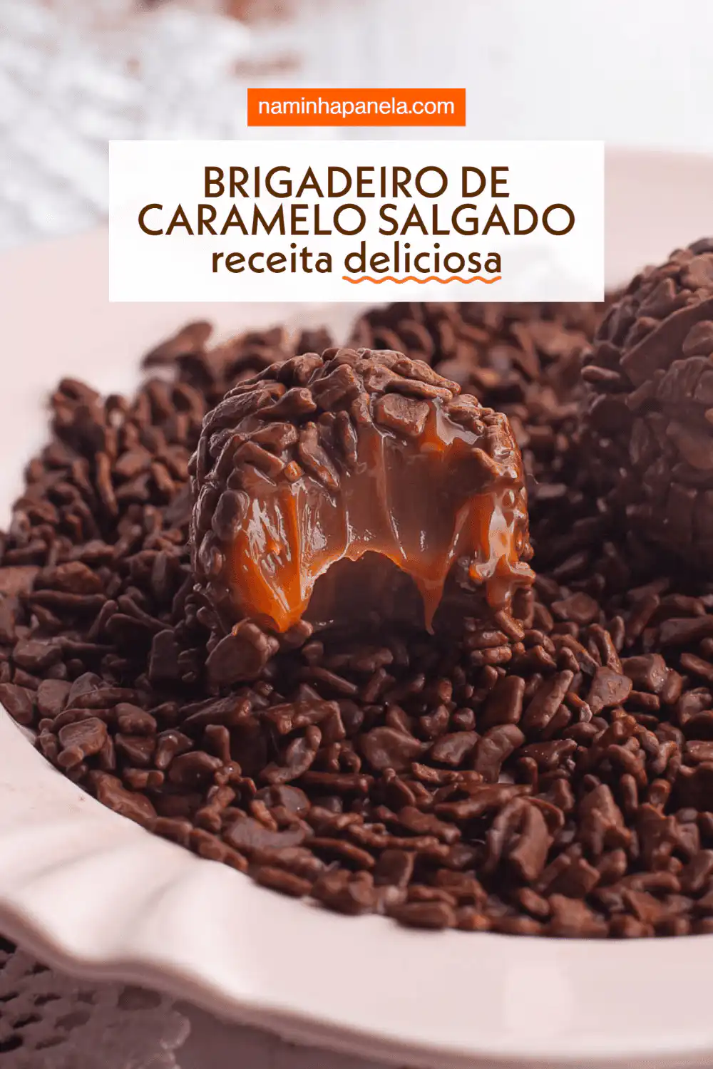 Brigadeiro de caramelo salgado