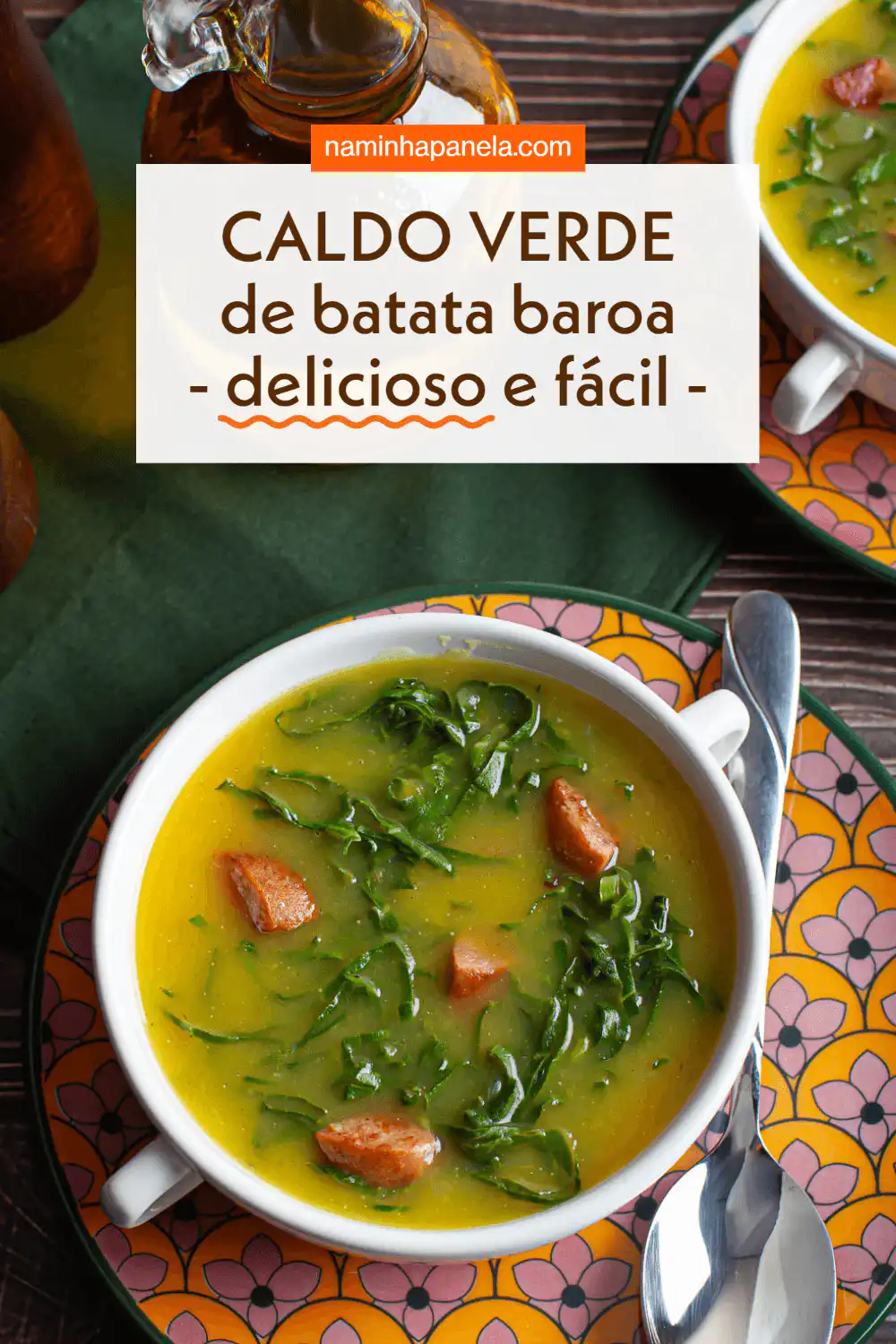 Caldo verde de batata baroa