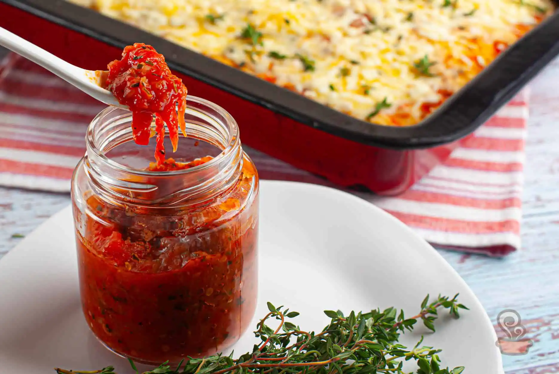 Molho de tomate para pizza