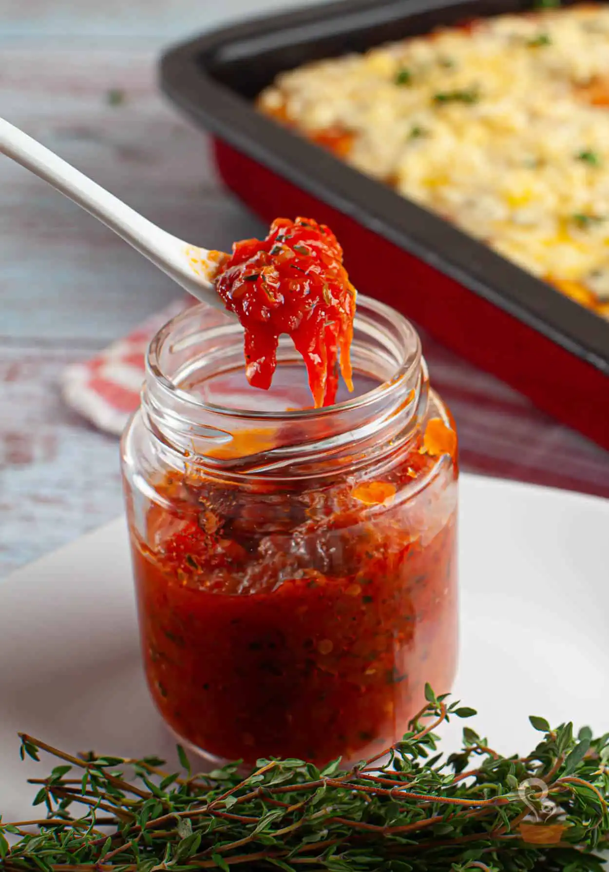 Molho de tomate para pizza Molho de tomate para pizza