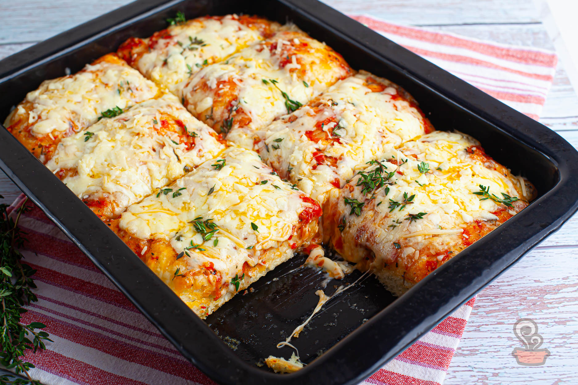 Pizza de tabuleiro