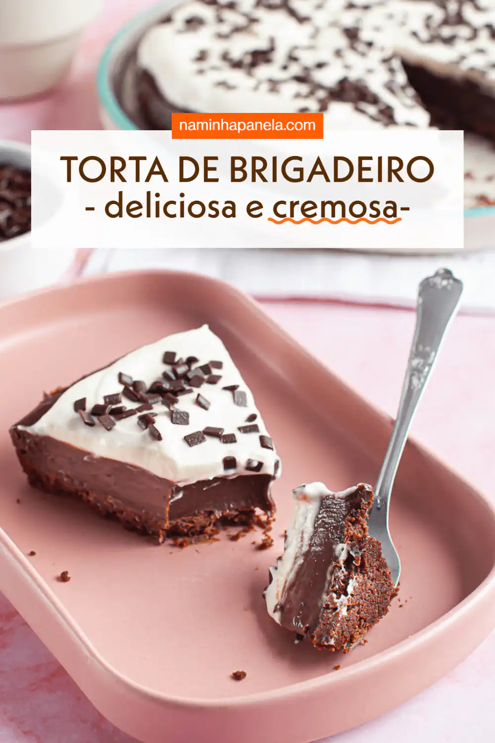 Torta de brigadeiro Torta de brigadeiro
