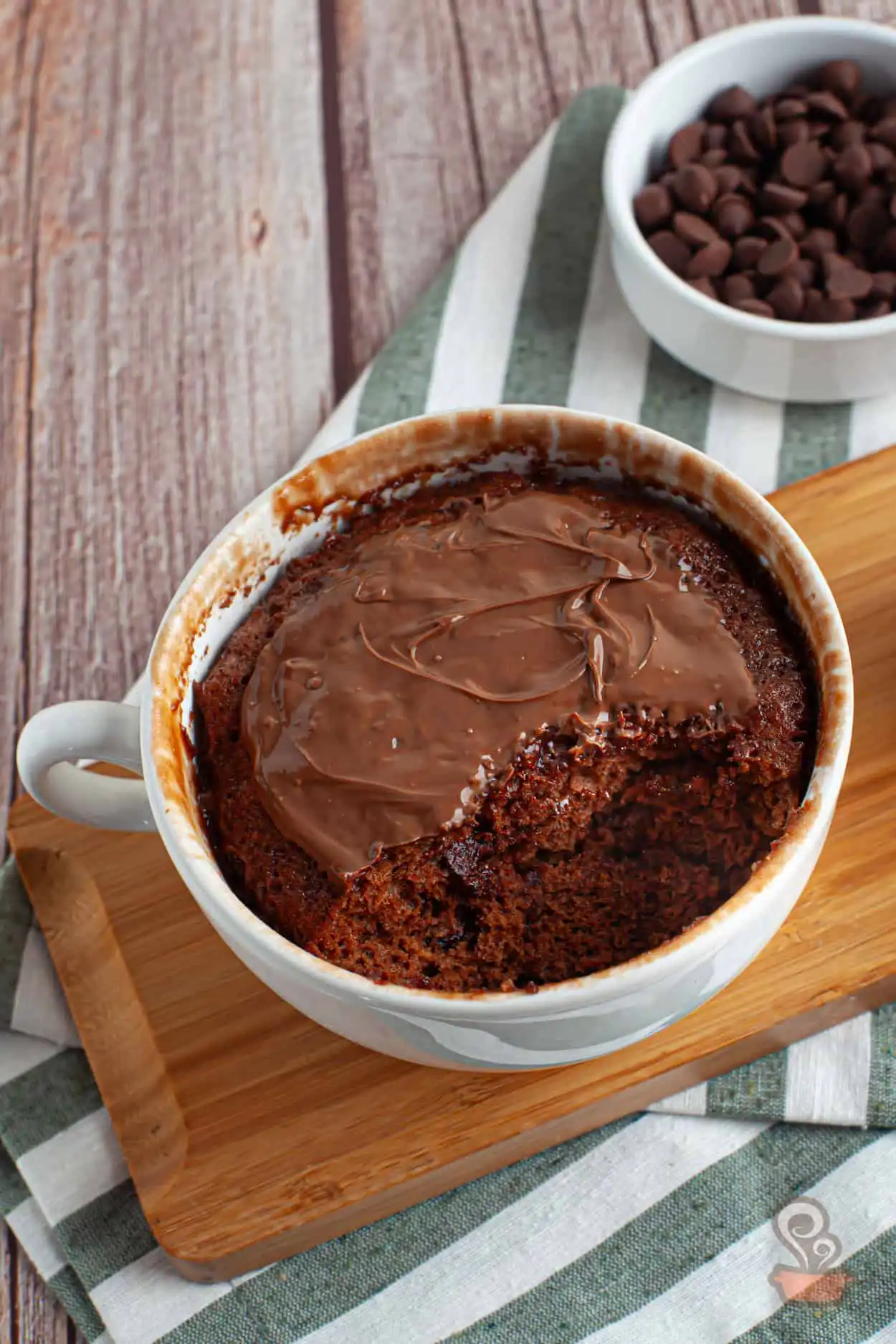 Bolo de nutella rápido