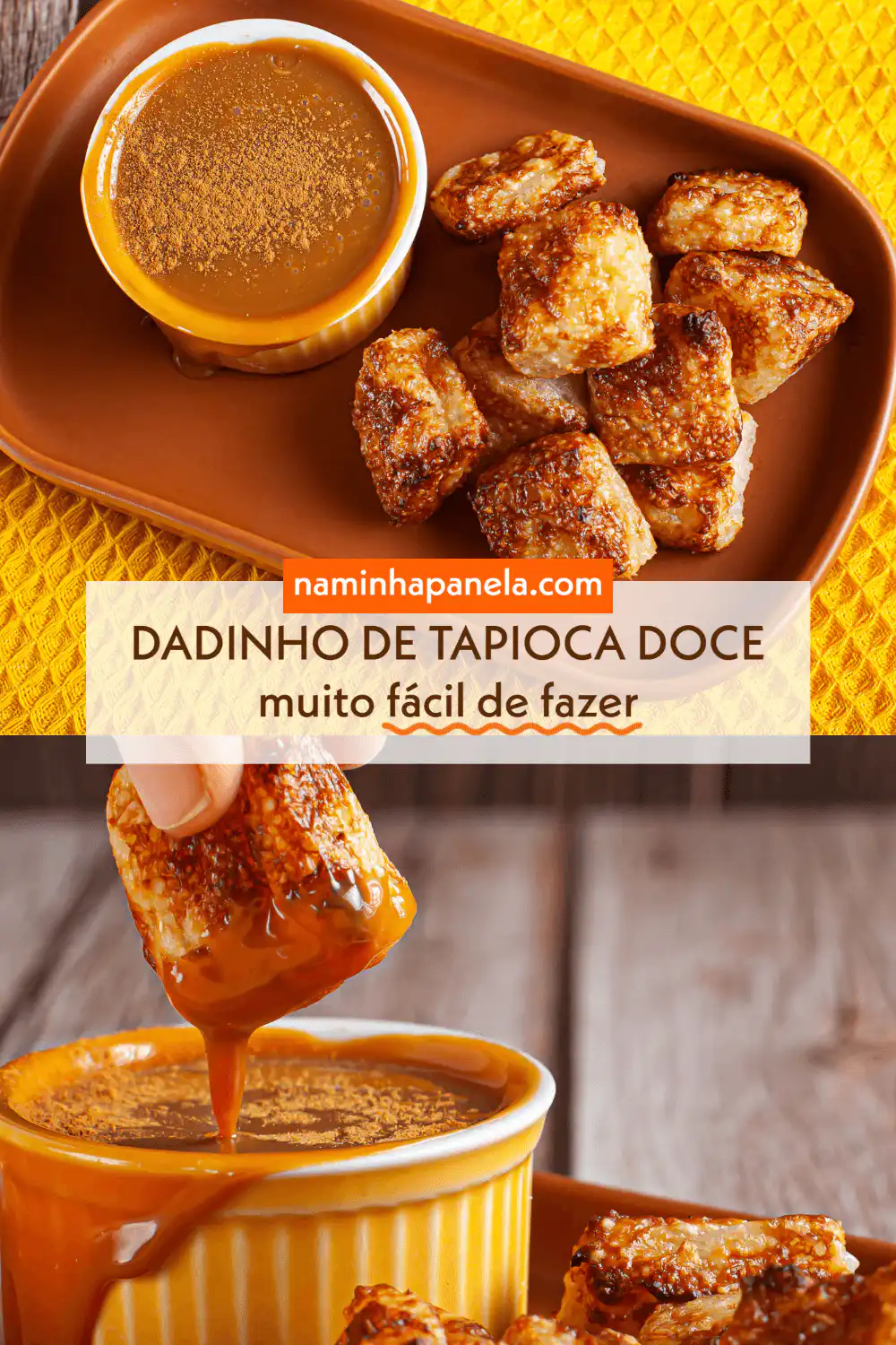Dadinho de tapioca doce Dadinho de tapioca doce