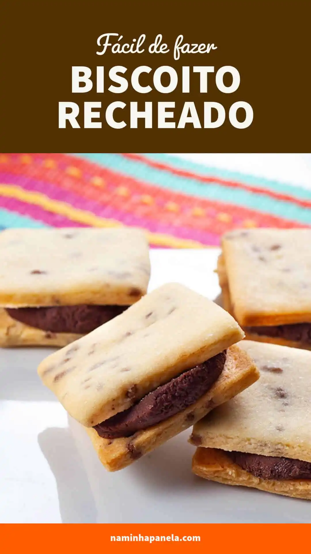 Biscoito recheado fácil