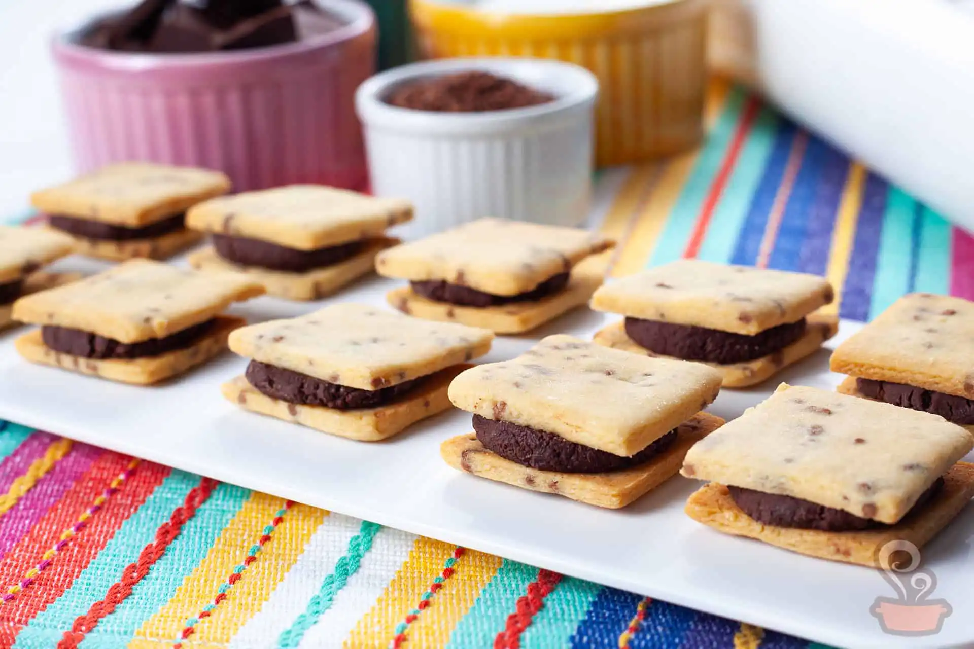 Biscoito recheado fácil