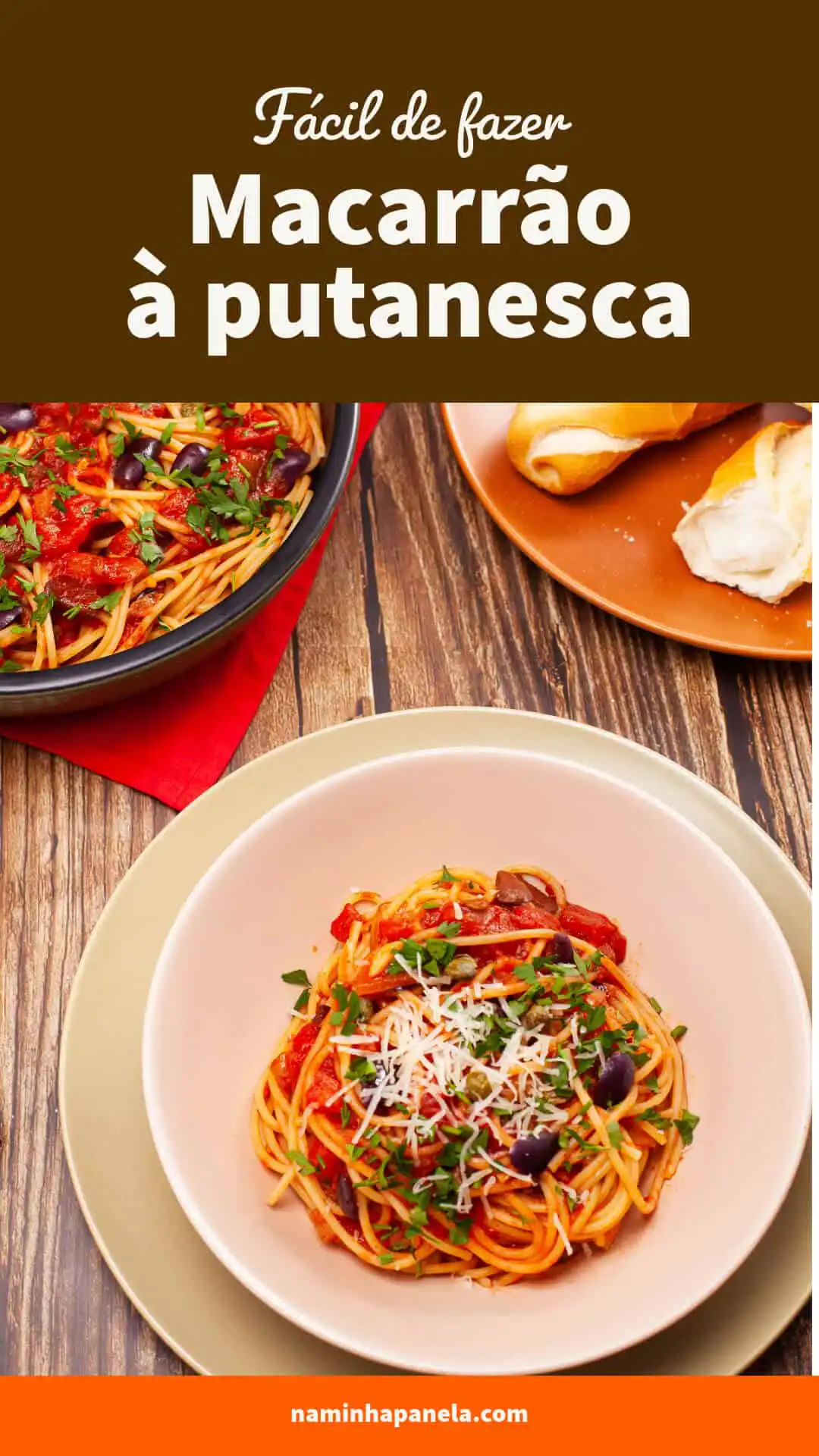 Macarrão à putanesca Macarrão à putanesca