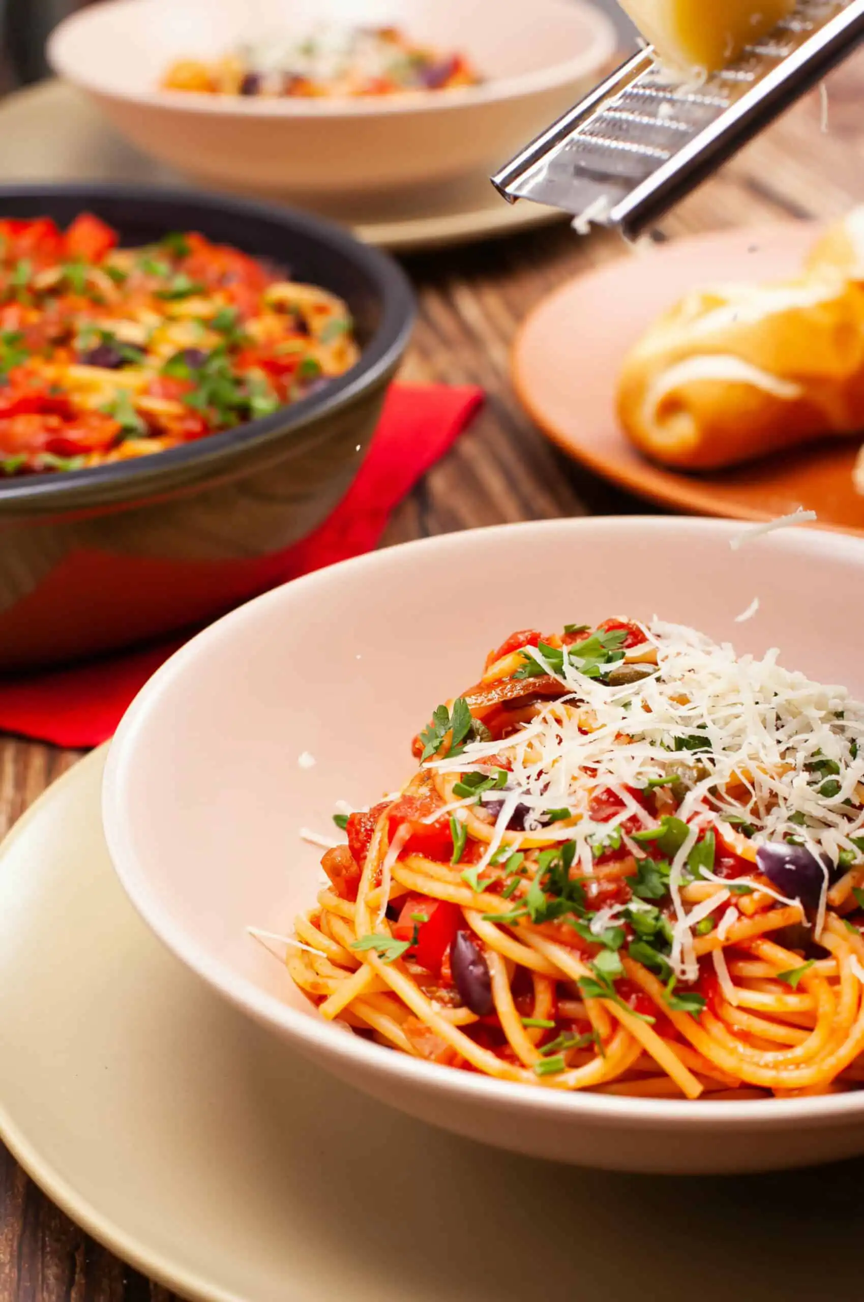 Macarrão à putanesca Macarrão à putanesca