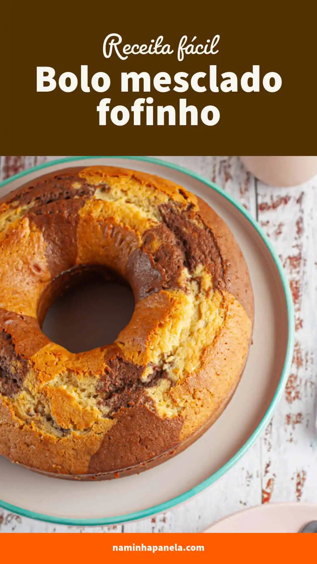 Bolo mesclado Bolo mesclado