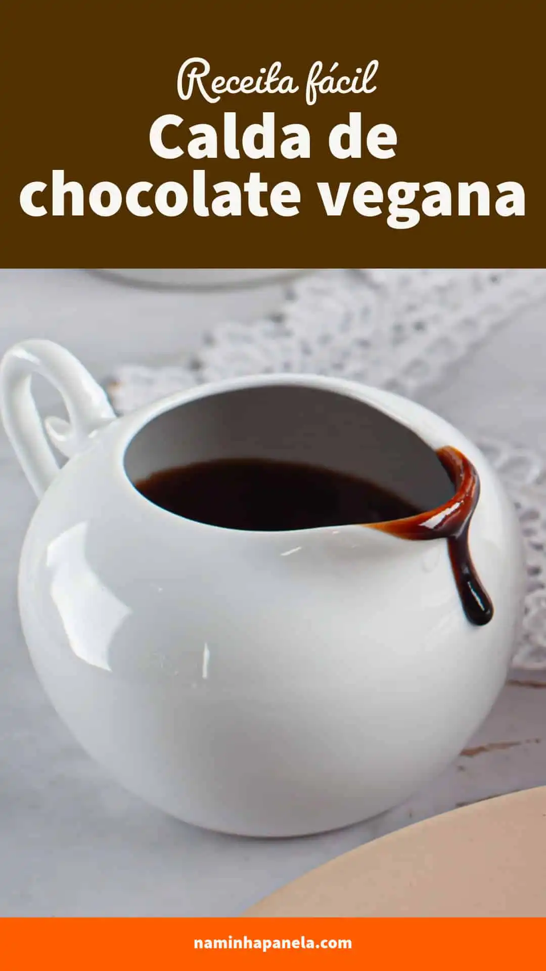 Calda de chocolate vegana Calda de chocolate vegana