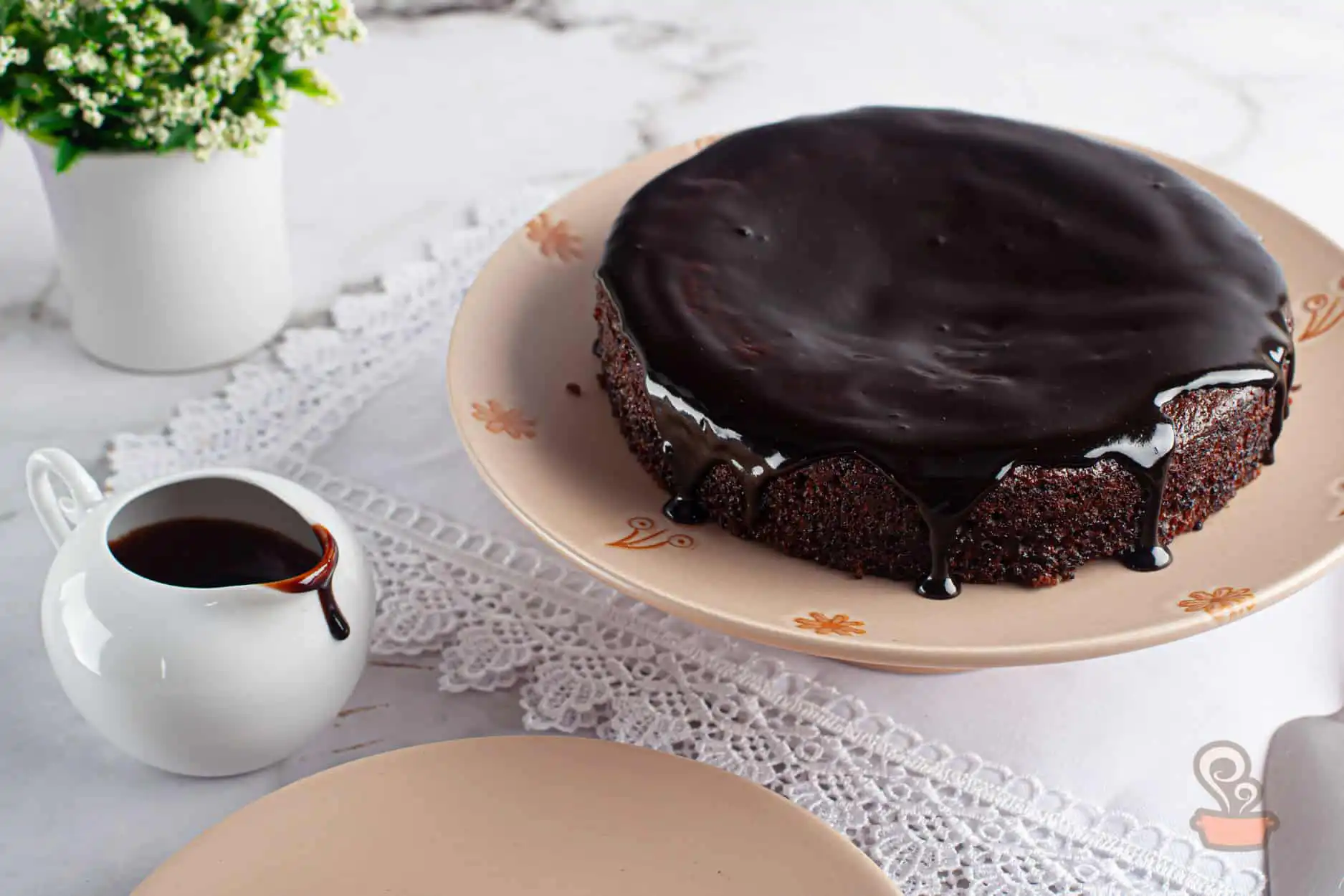 Calda de chocolate vegana