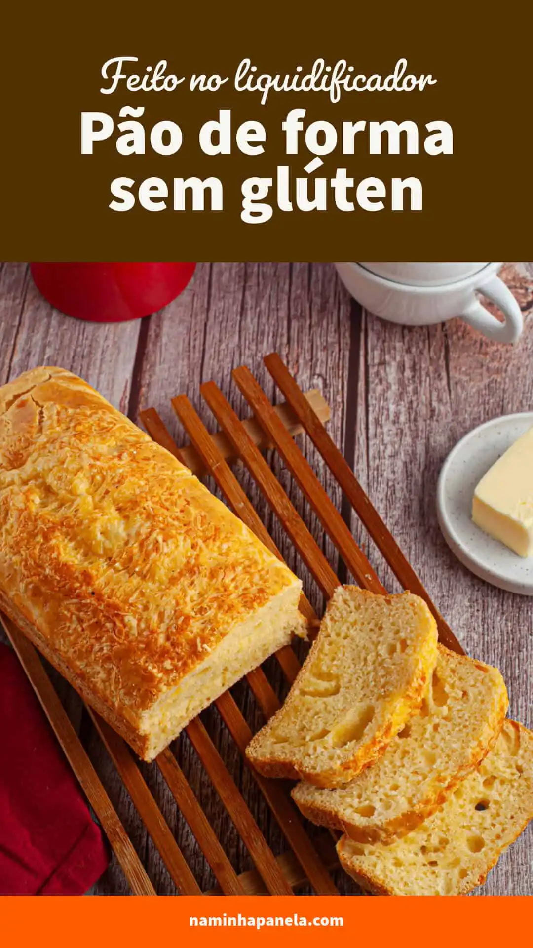 Pão de forma sem glúten Pão de forma sem glúten