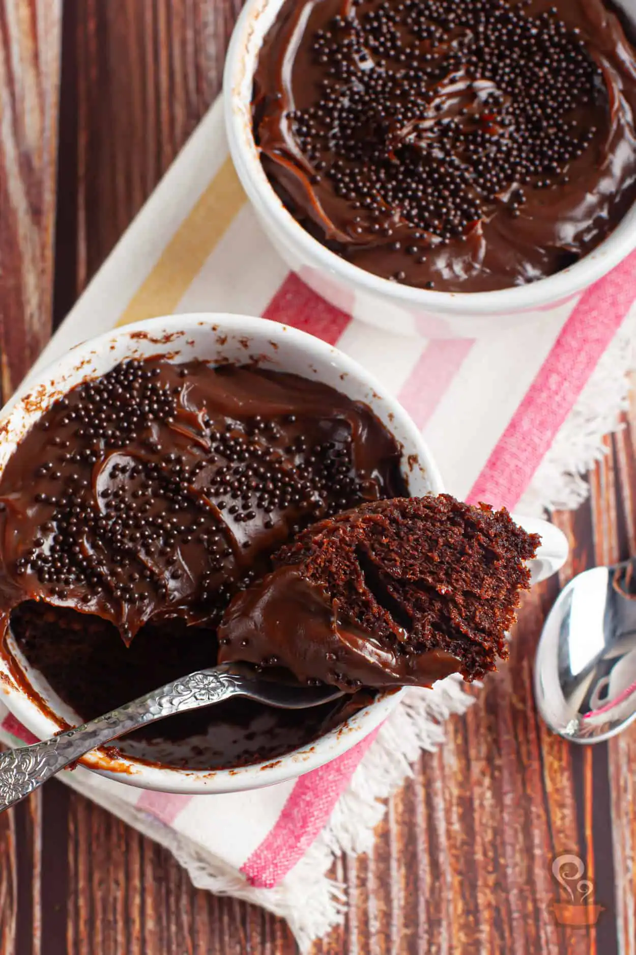 Bolo de caneca de chocolate Bolo de caneca de chocolate