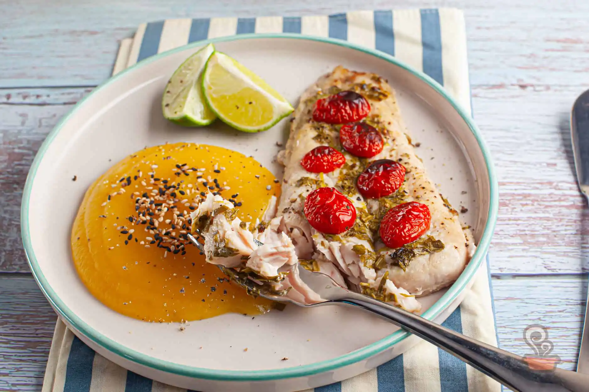 Filé de peixe na air fryer