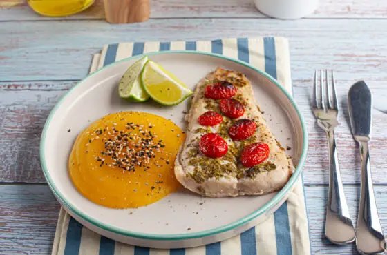 Filé de peixe na air fryer