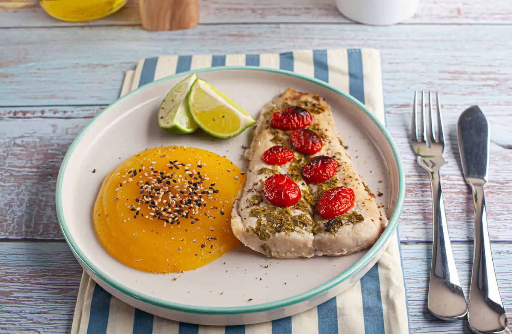 Filé de peixe na air fryer