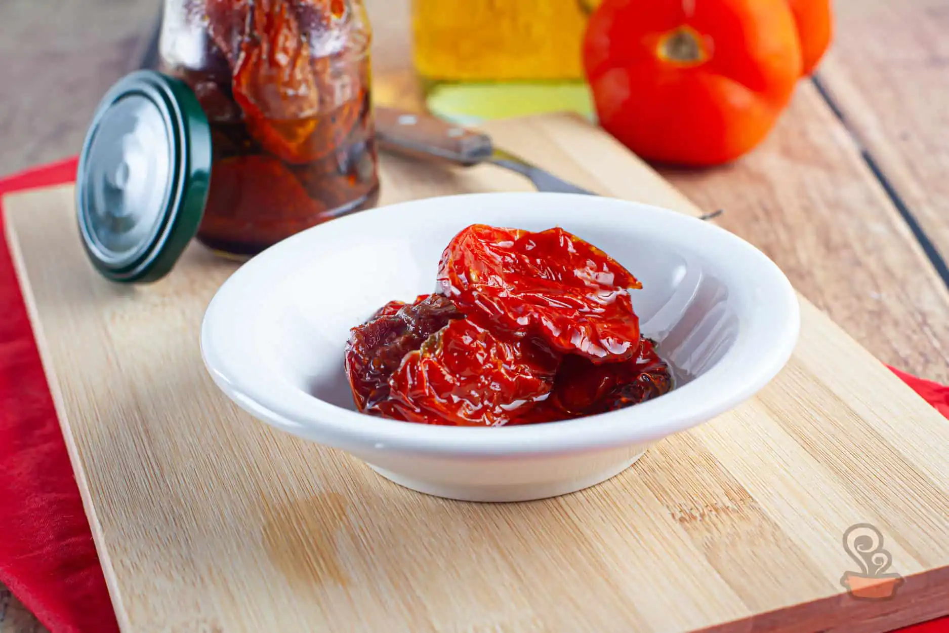 Tomate seco na air fryer