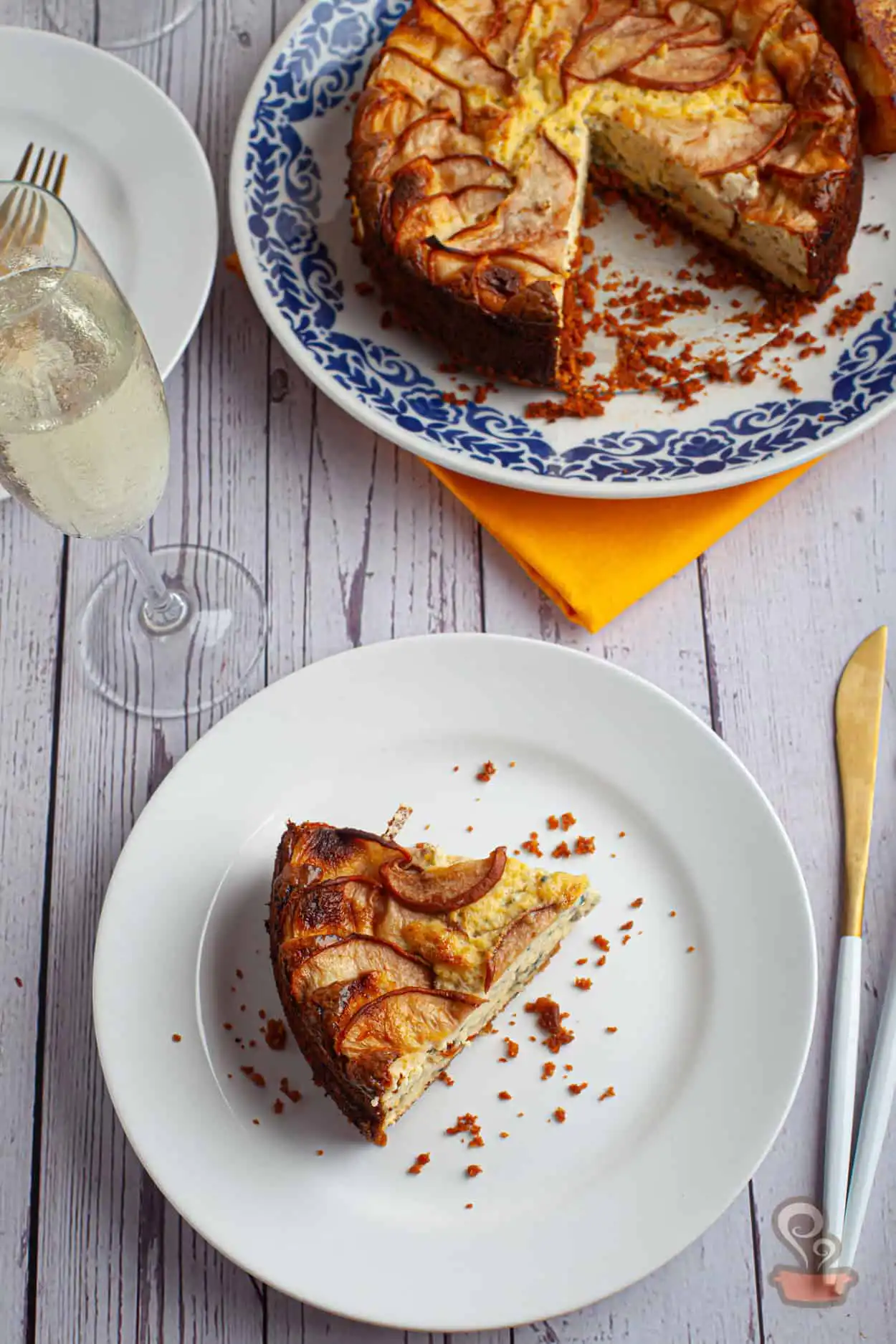 Quiche de gorgonzola Quiche de gorgonzola