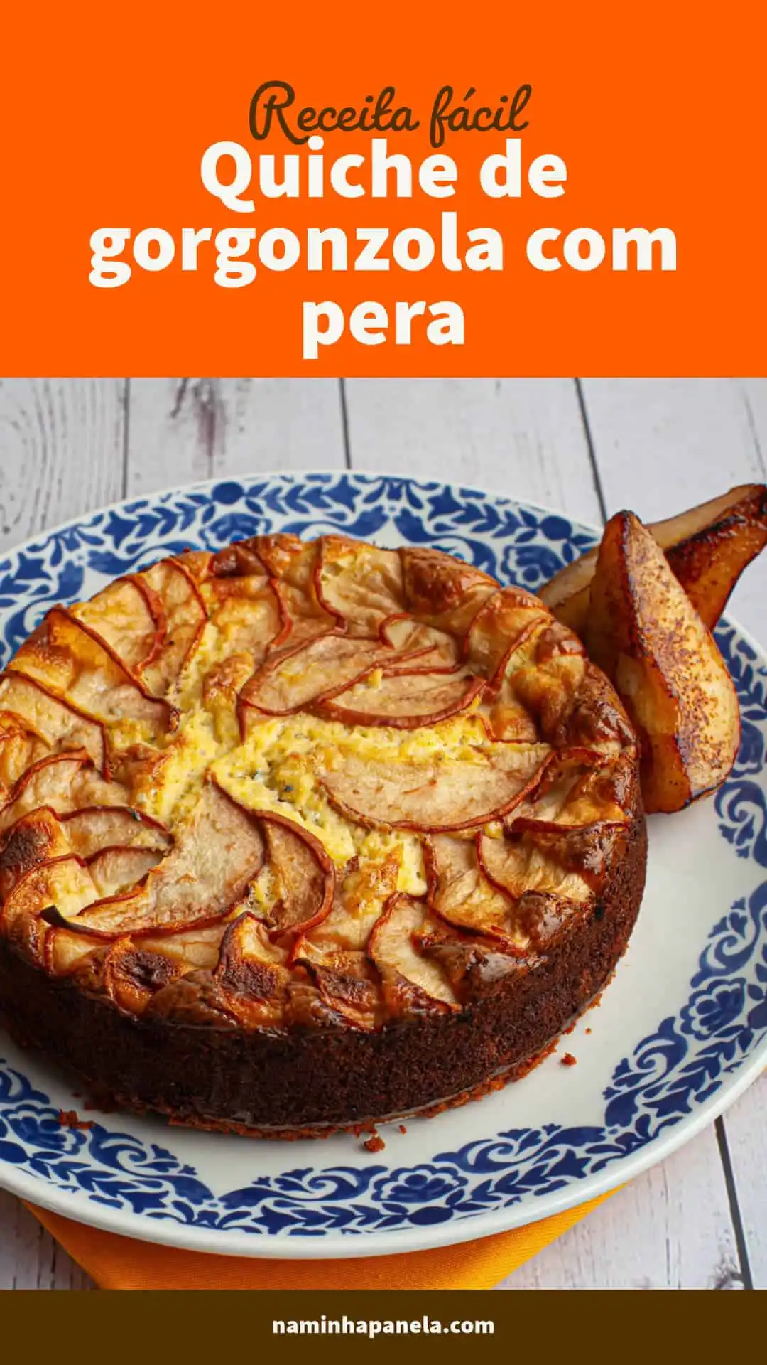 Quiche de gorgonzola Quiche de gorgonzola