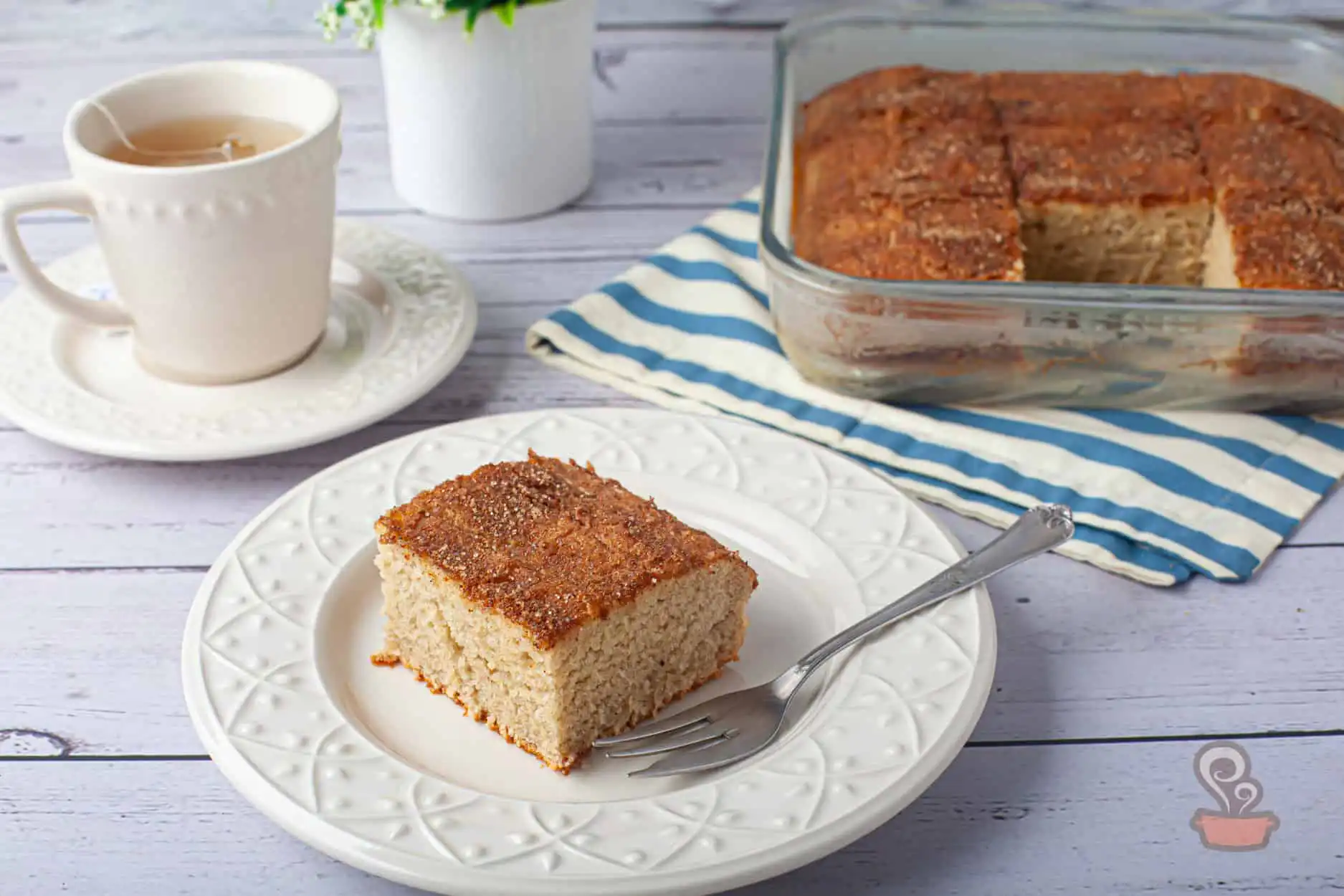 Bolo de banana de liquidificador