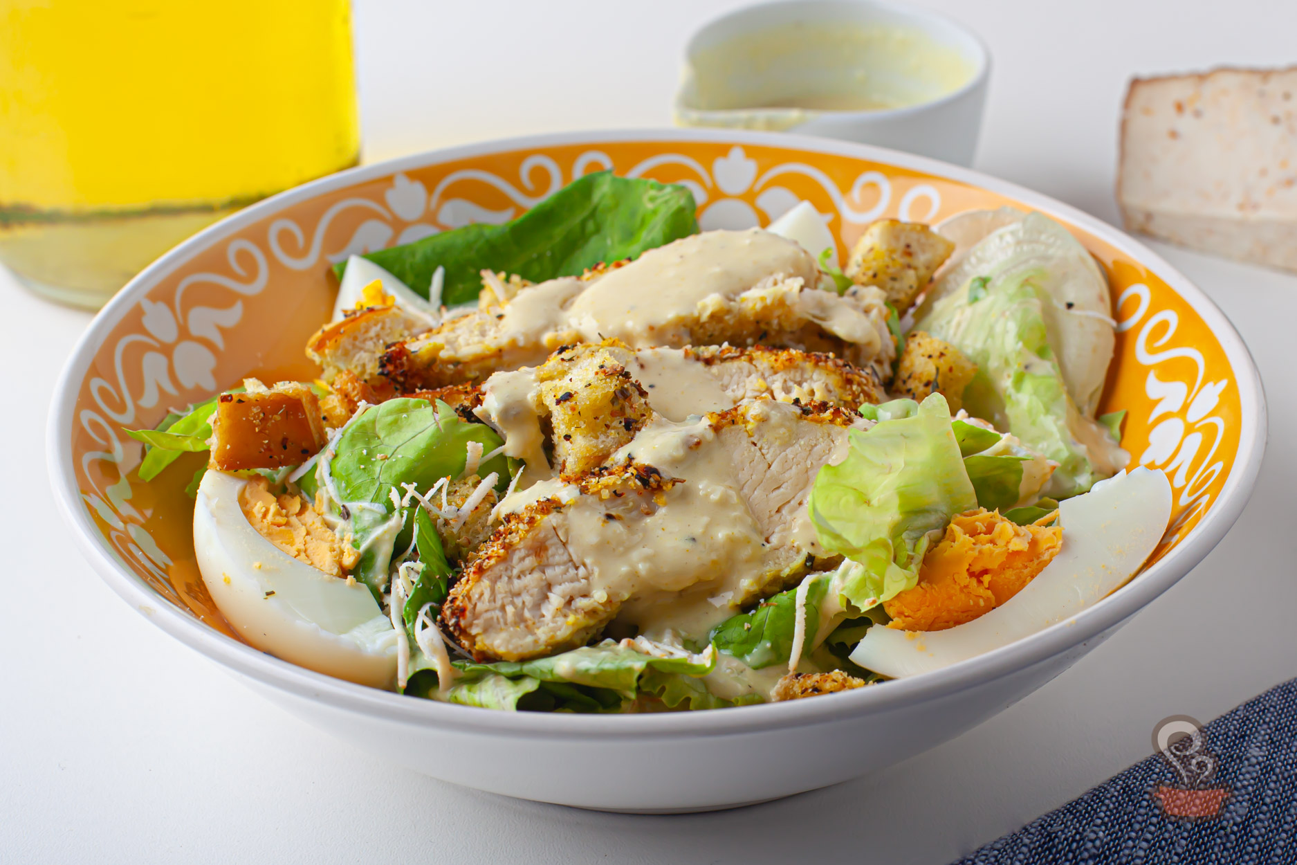 Salada Caesar Saudável