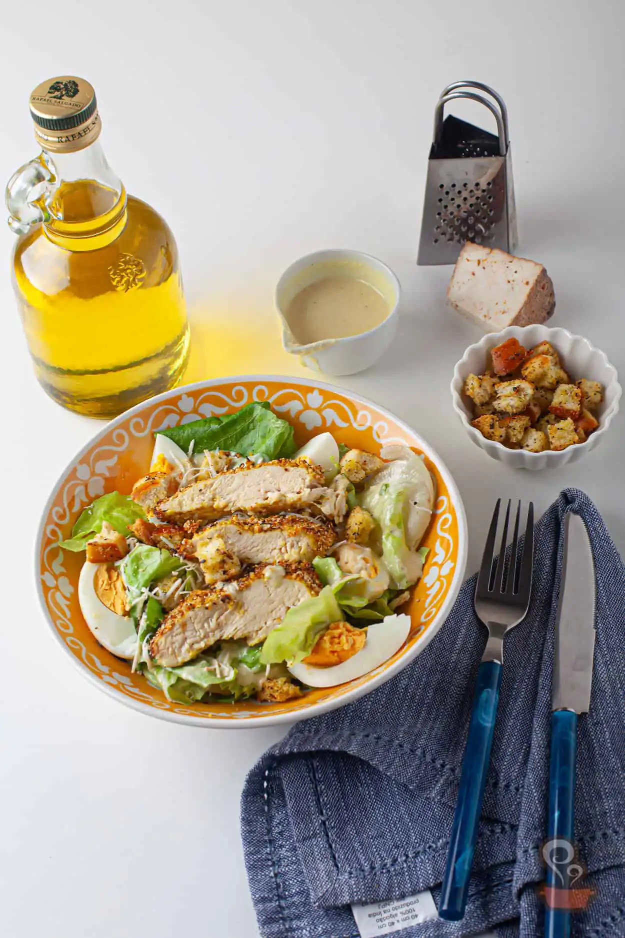 Salada Caesar Saudável Salada Caesar Saudável